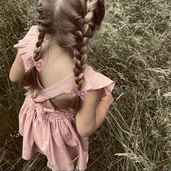 Ruffle Strap Dress | Organic Linen - Picture 4 of 4